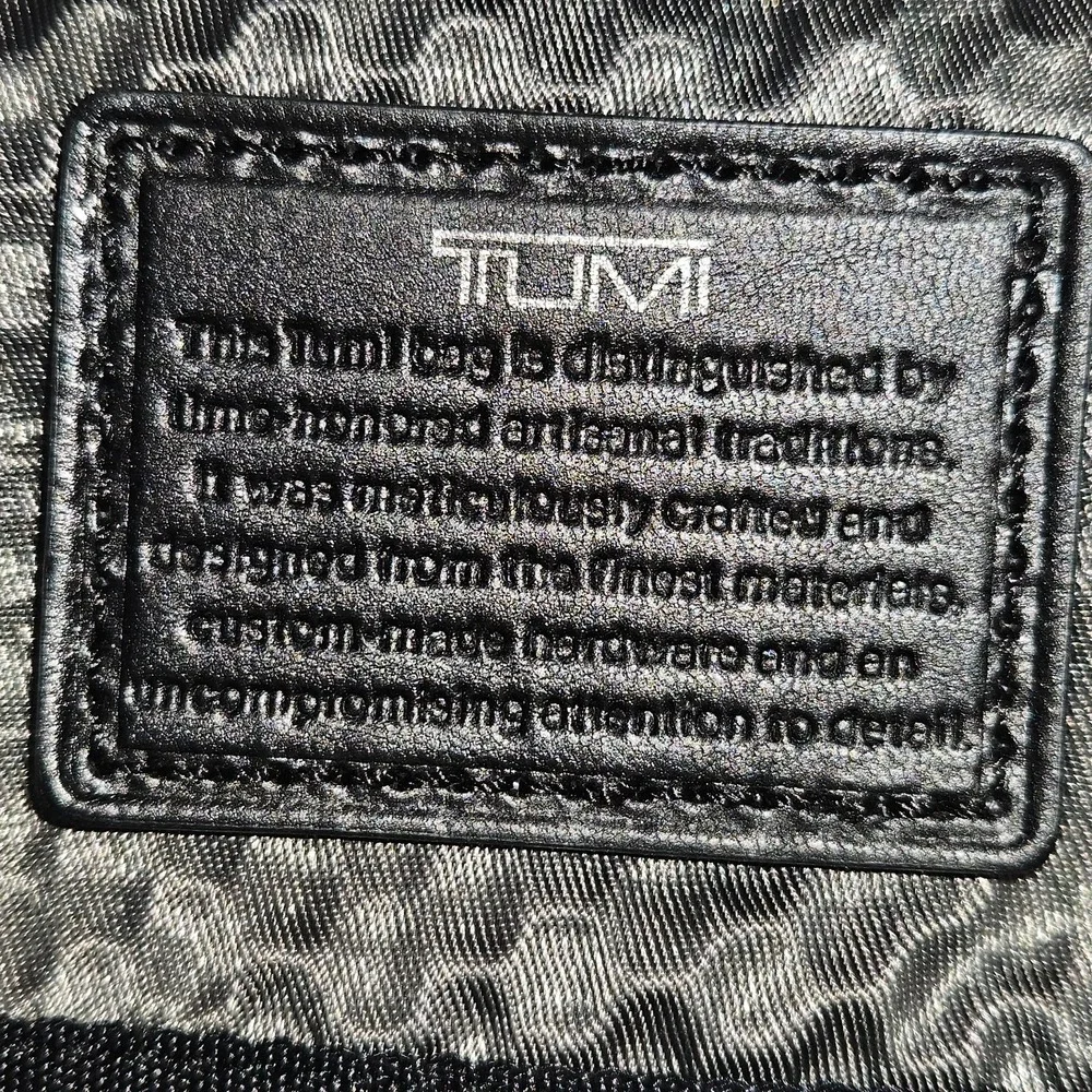 TUMI Alpha Bravo Full Leather Annapolis Expandable Messenger Bag Brown
